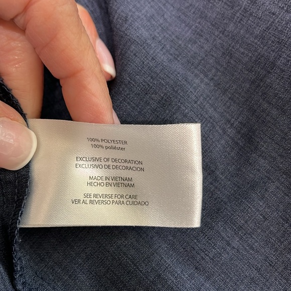 Orvis short sleeve blue shirt - Picture 6 of 8